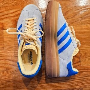 Adidas Gazelle Bold almost blue sneakers